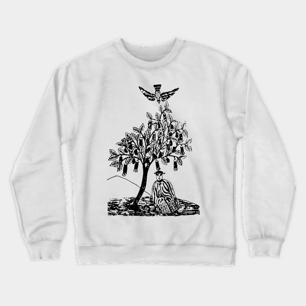 PEACE TREE Crewneck Sweatshirt by TheCosmicTradingPost